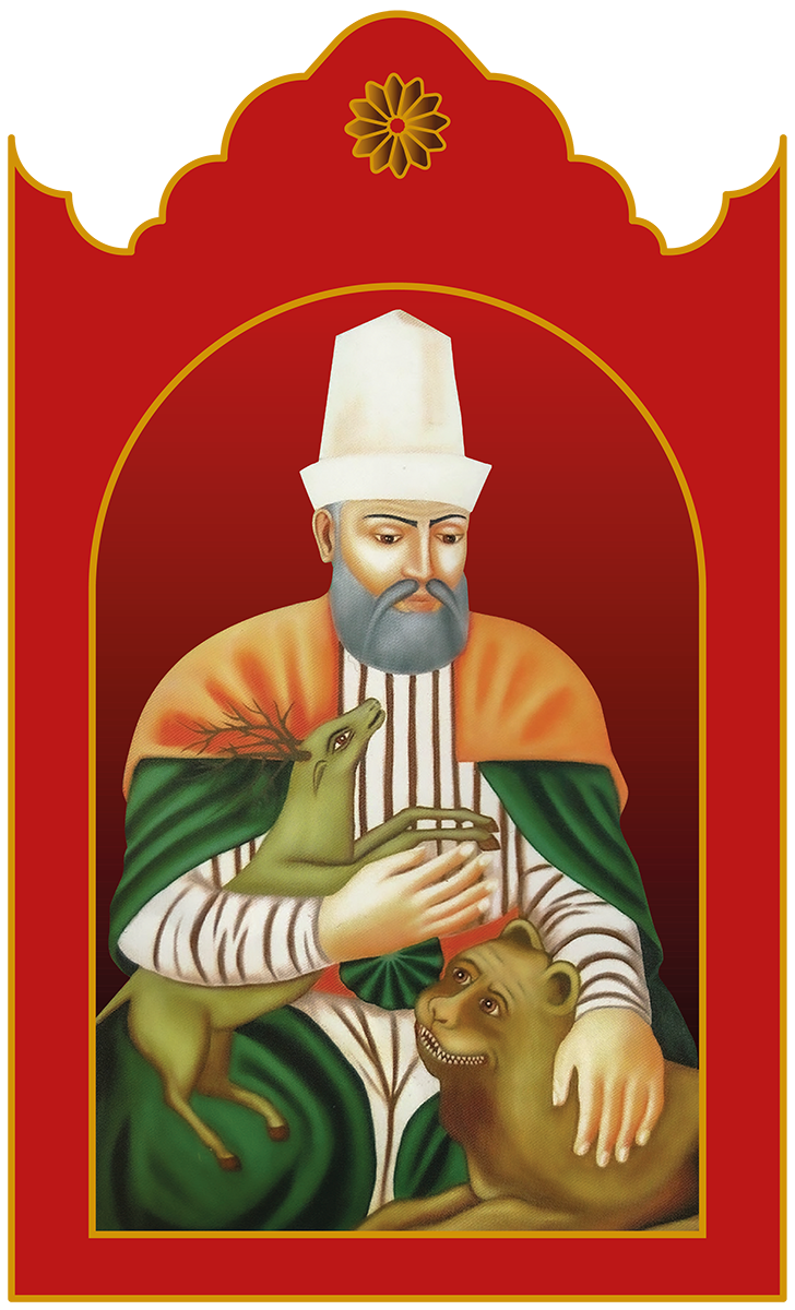 Hacı Bektaş Veli çizimi